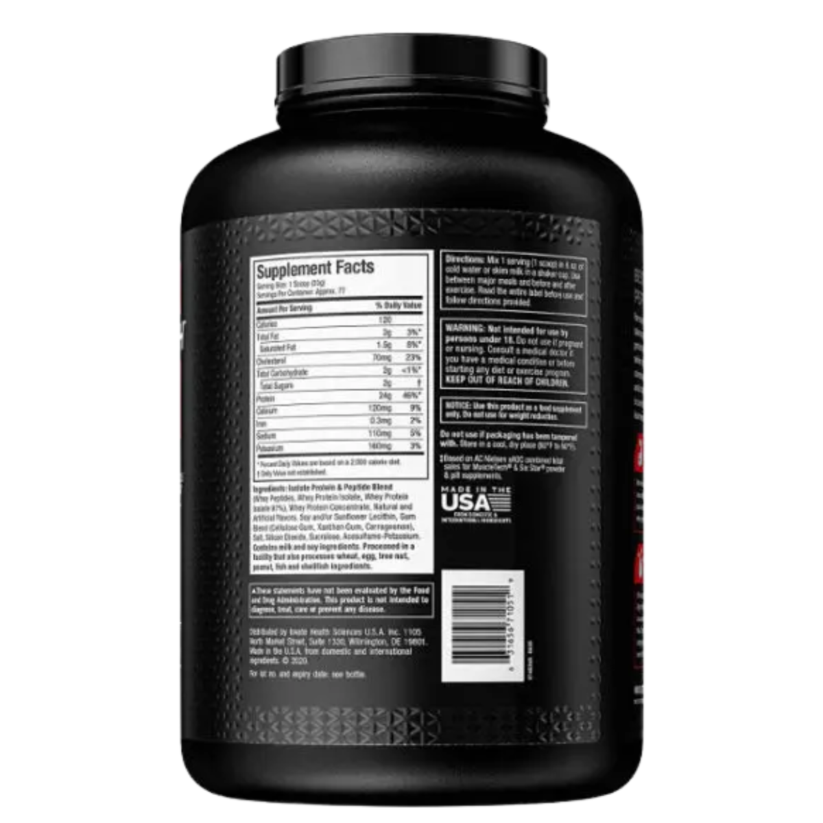 Nitrotech Whey Gold - Muscletech 5Lb Vainilla