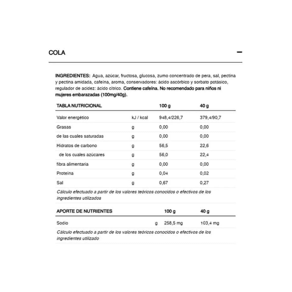 HydraJelly 226ERS – Cola 40 g - Süpp