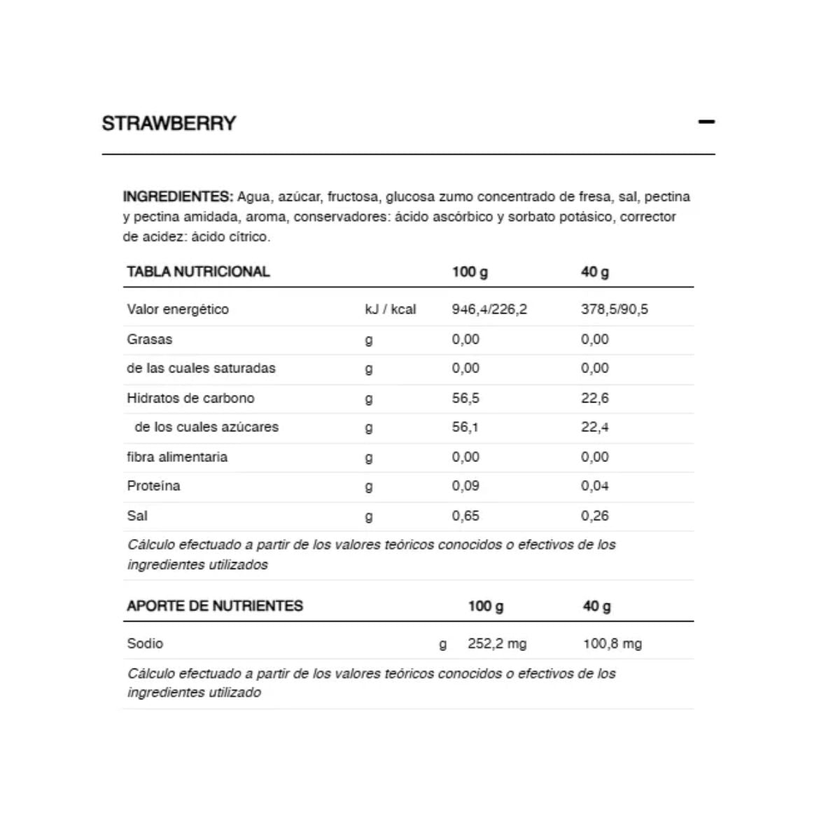 HydraJelly 226ERS – Fresa 40 g - Süpp
